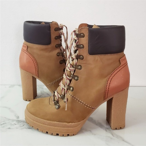 See by Chloé Eileen High-Heel Platform Hiking Booties - Picture 6 of 10